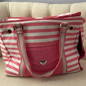 Pink/ White Pet Carrier